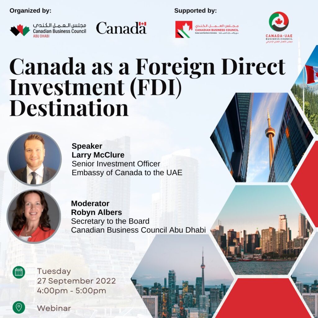Webinar Canada FDI