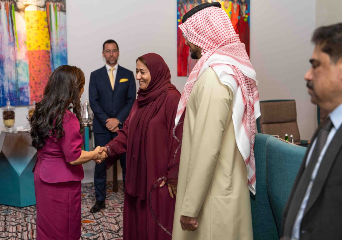 Mrs Al Jaber Meeting with Minister Ng