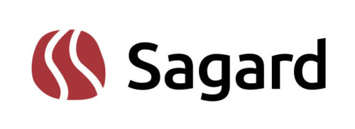 logo sagard black red icon