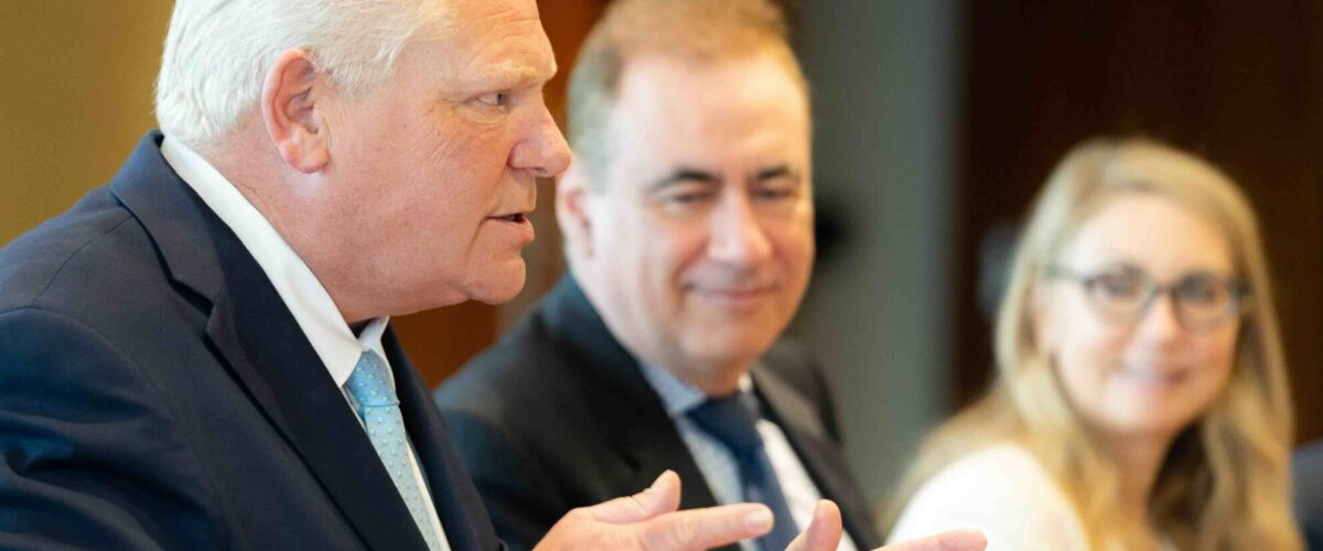 Ontarion Premier the Hon Doug Ford